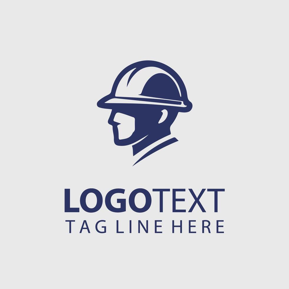 Constructions Worker Logo vector