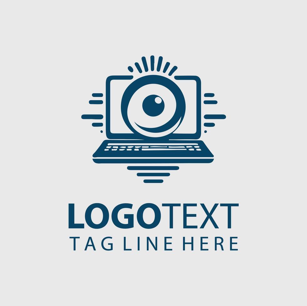 Laptop Logo Illustrations vector