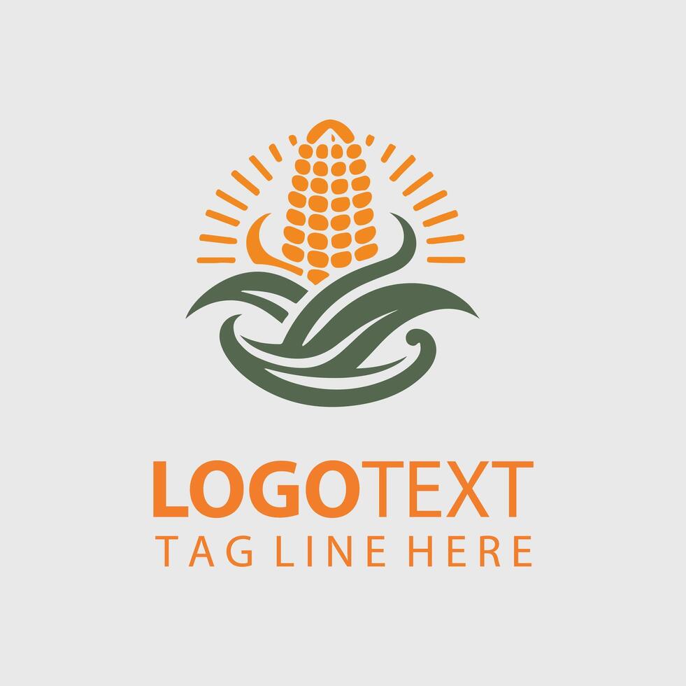 Corn Maize Logo Illustrations vector