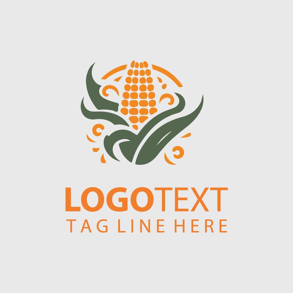 Corn Maize Logo Illustrations vector