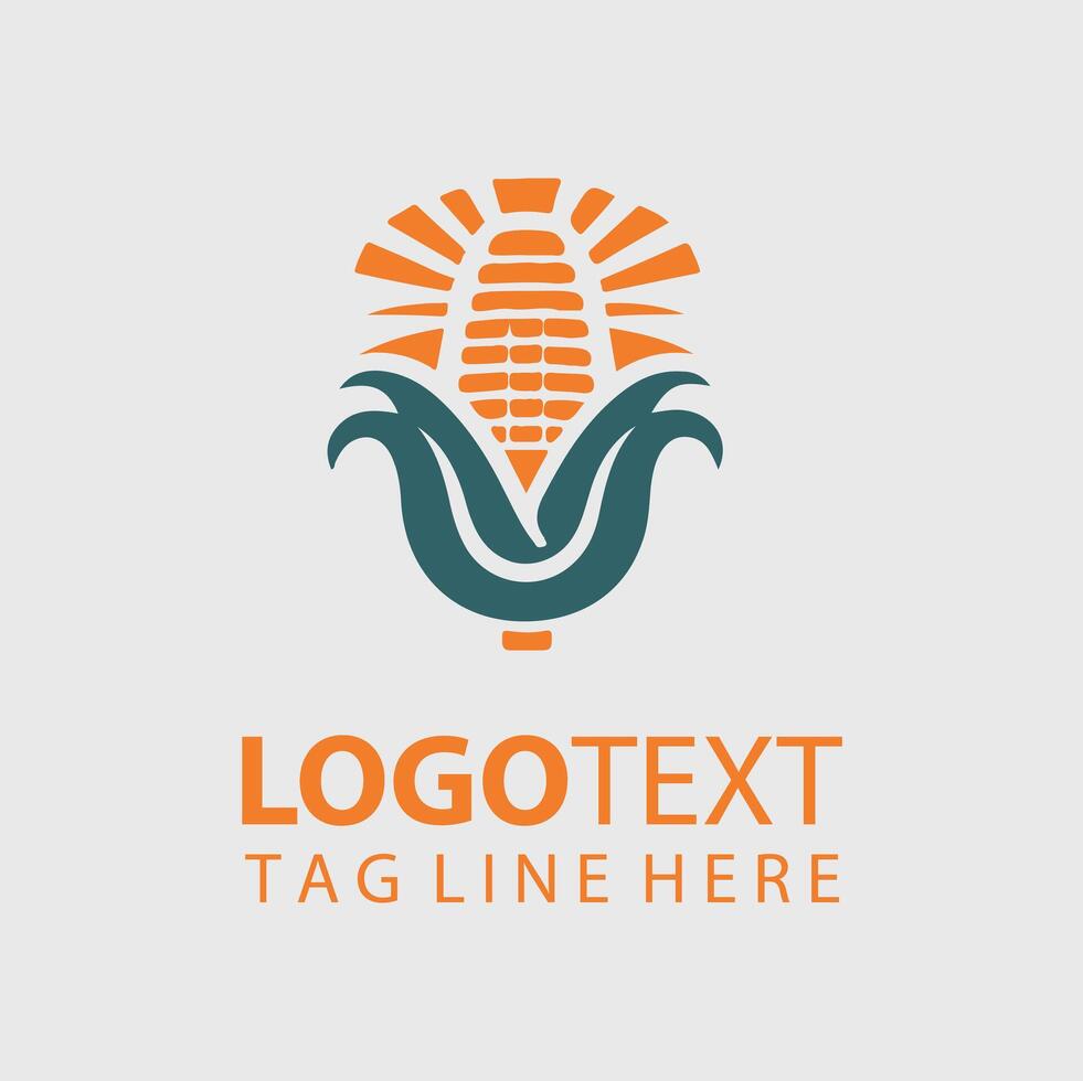 Corn Maize Logo Illustrations vector