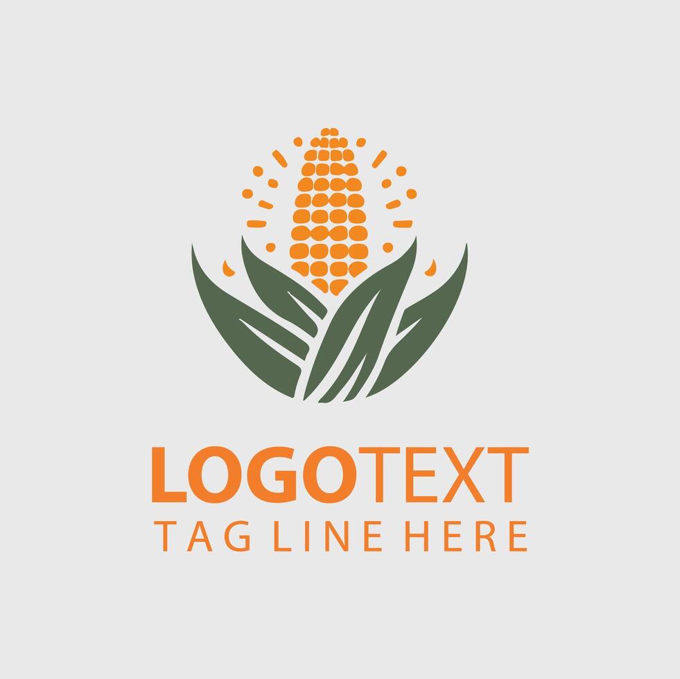 Corn Maize Logo Illustrations vector