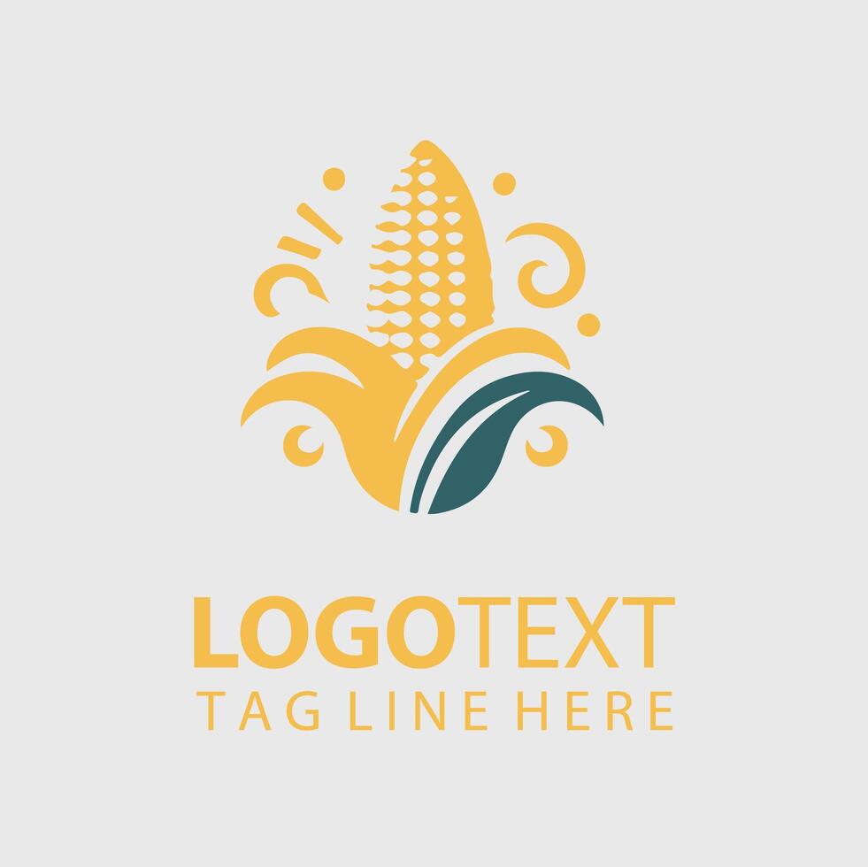 Corn Maize Logo Illustrations vector