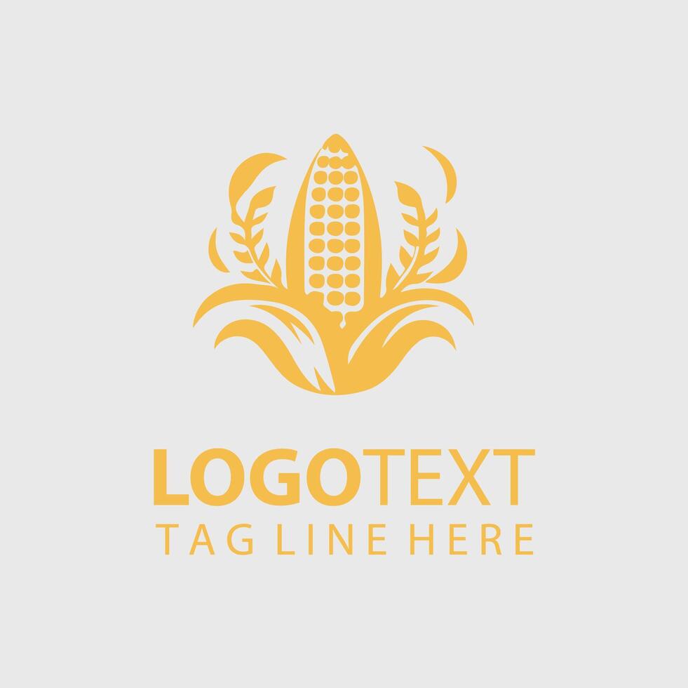 Corn Maize Logo Illustrations vector