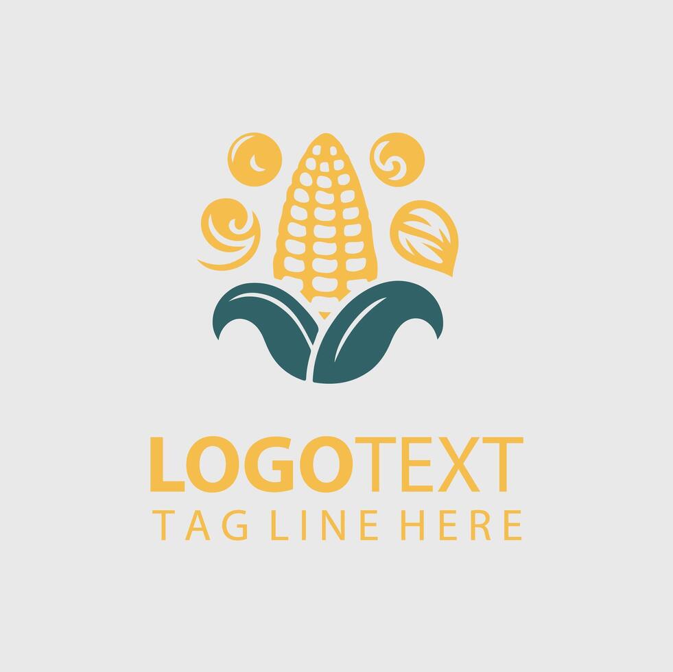 Corn Maize Logo Illustrations vector
