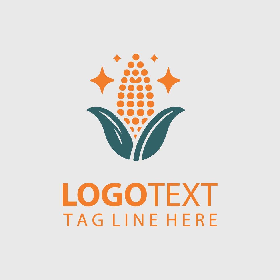 Corn Maize Logo Illustrations vector