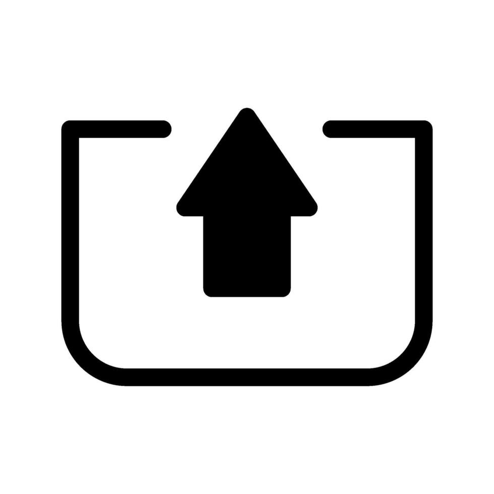 Upload Icon Symbol Design Illustration vector