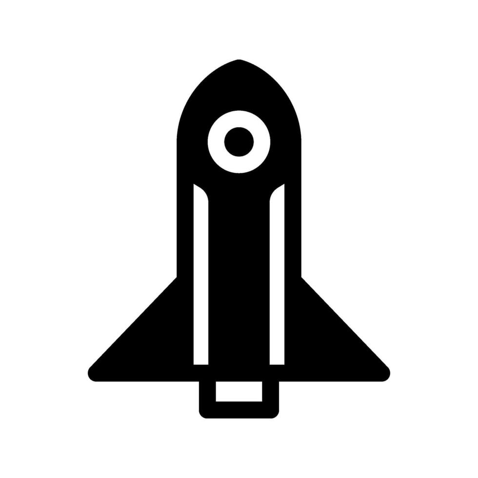 Space Shuttle Icon Symbol Design Illustration vector