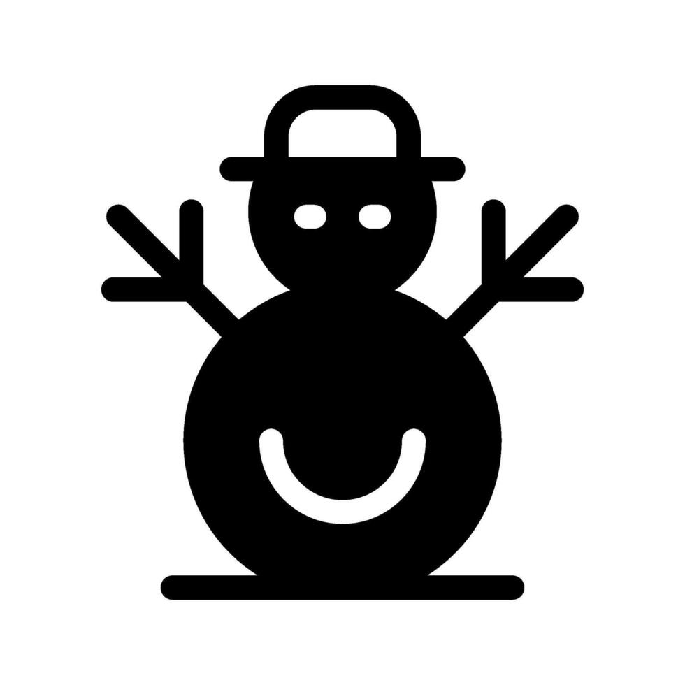 Snowman Icon Symbol Design Illustration vector