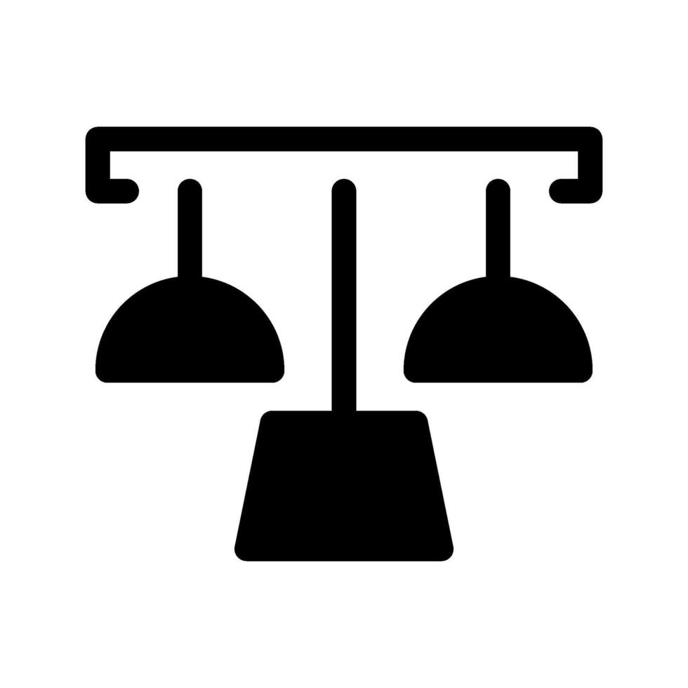 Ceiling Lamp Icon Symbol Design Illustration vector
