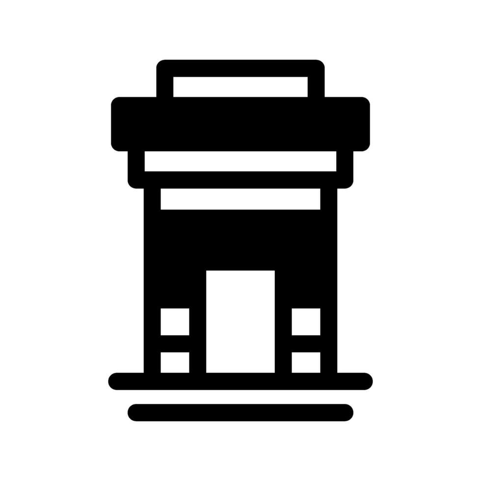 Column Icon Symbol Design Illustration vector