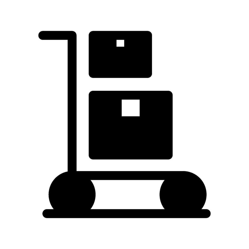 Trolley Icon Symbol Design Illustration vector