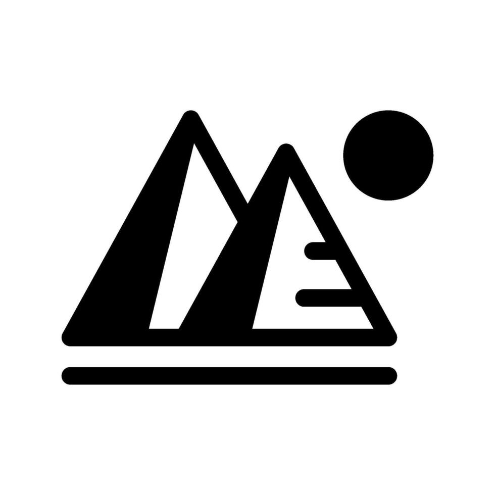 Pyramids Icon Symbol Design Illustration vector