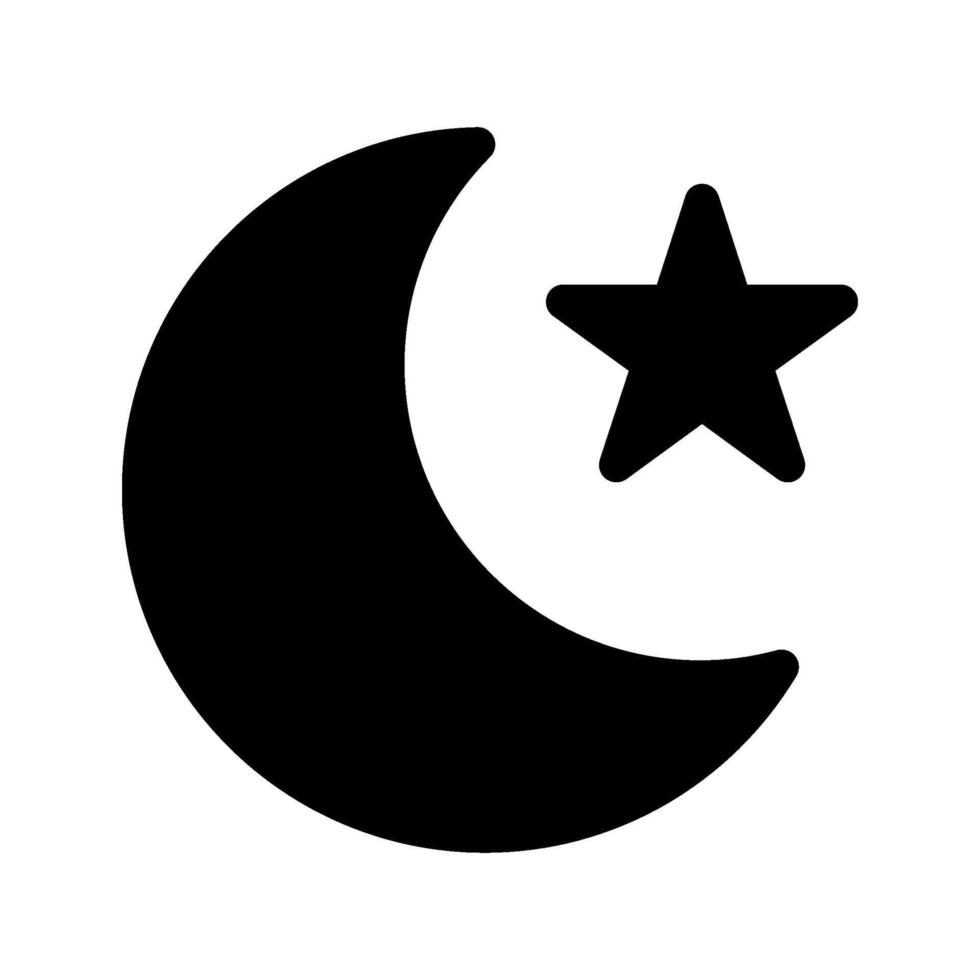 Night Mode Icon Symbol Design Illustration vector