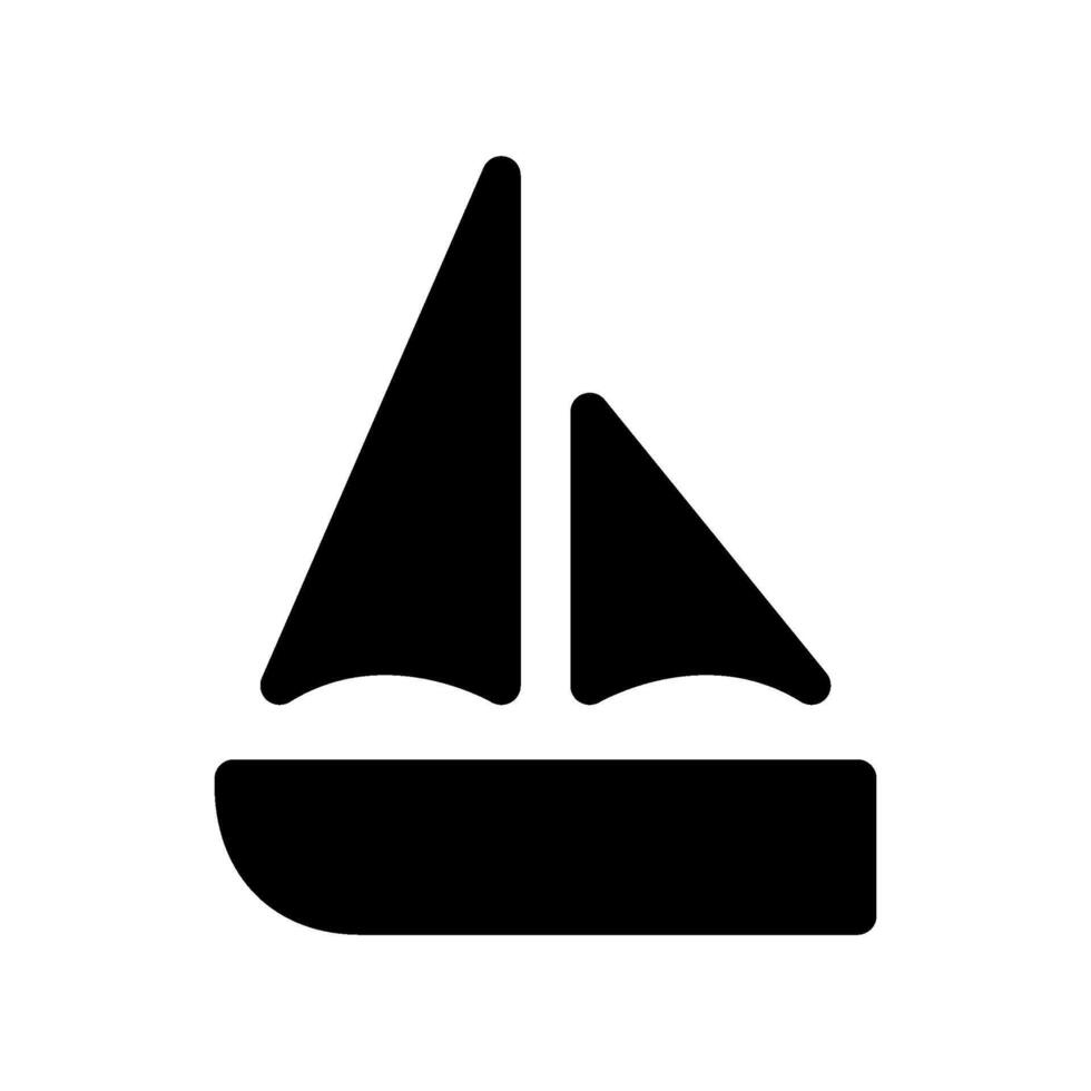 Boat Icon Symbol Design Illustration vector