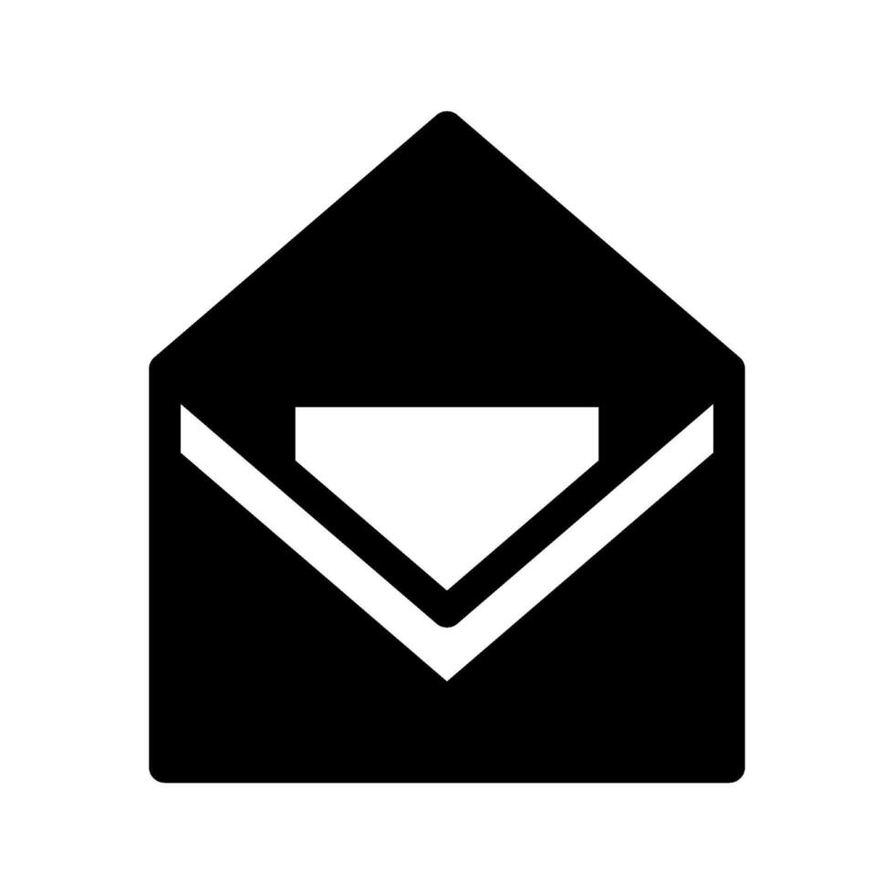 Open Email Icon Symbol Design Illustration vector