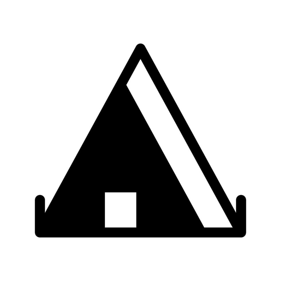 Tent Icon Symbol Design Illustration vector
