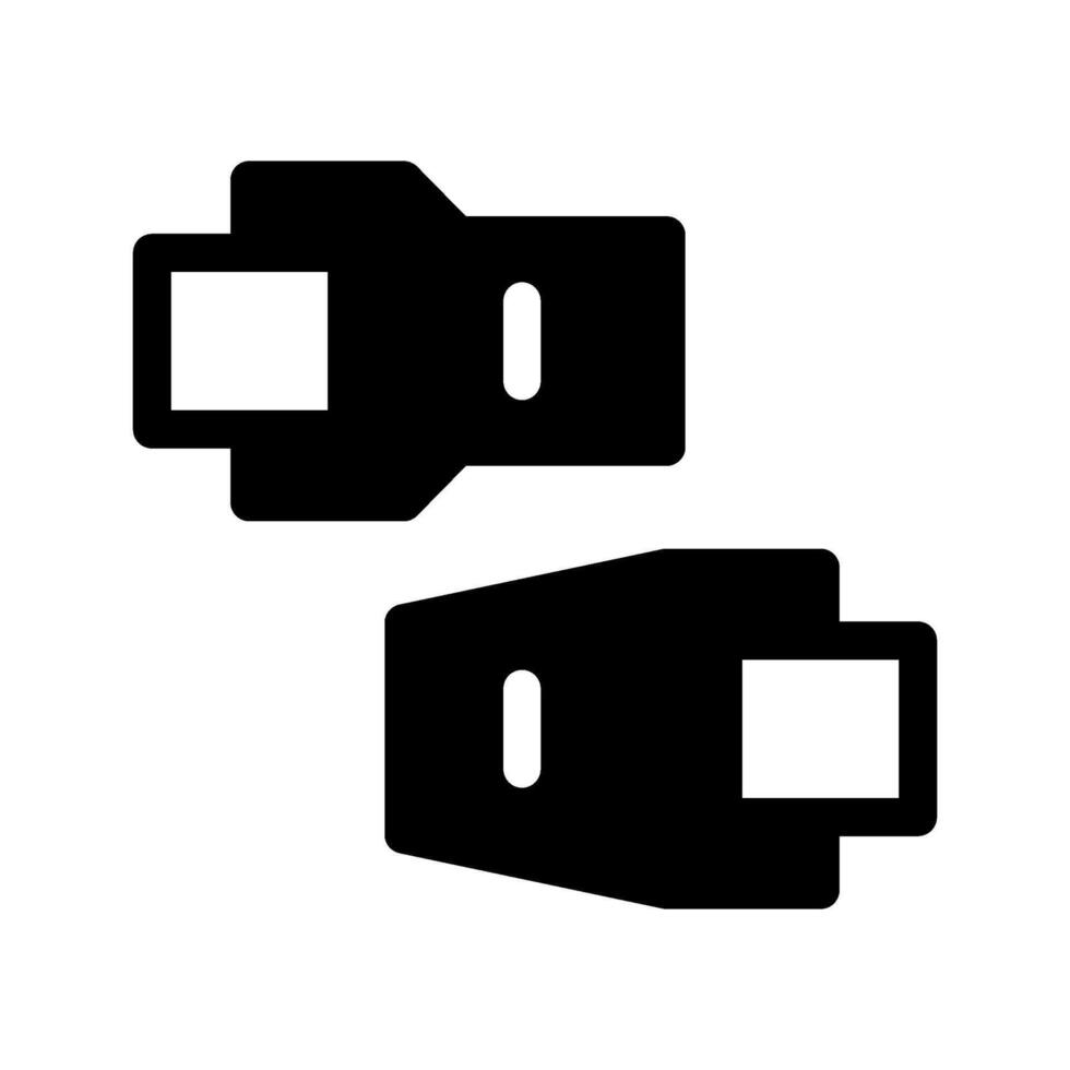Seat Belt Icon Symbol Design Illustration vector