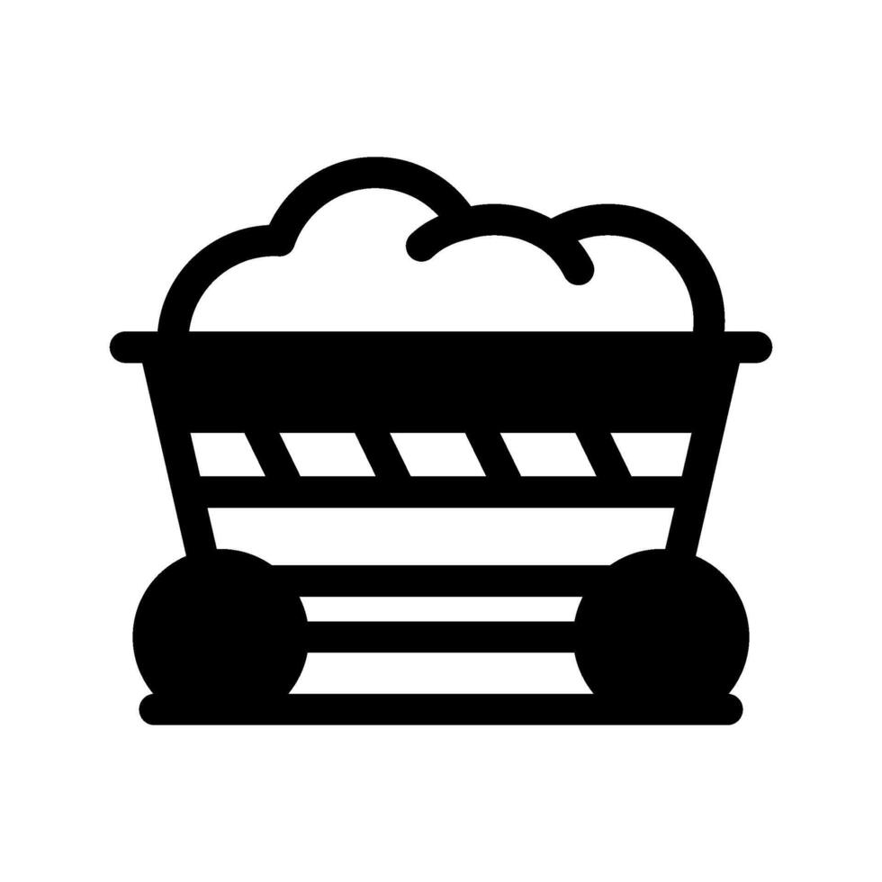 Coal Mine Icon Symbol Design Illustration vector