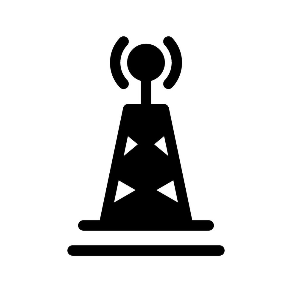 Communication Tower Icon Symbol Design Illustration vector