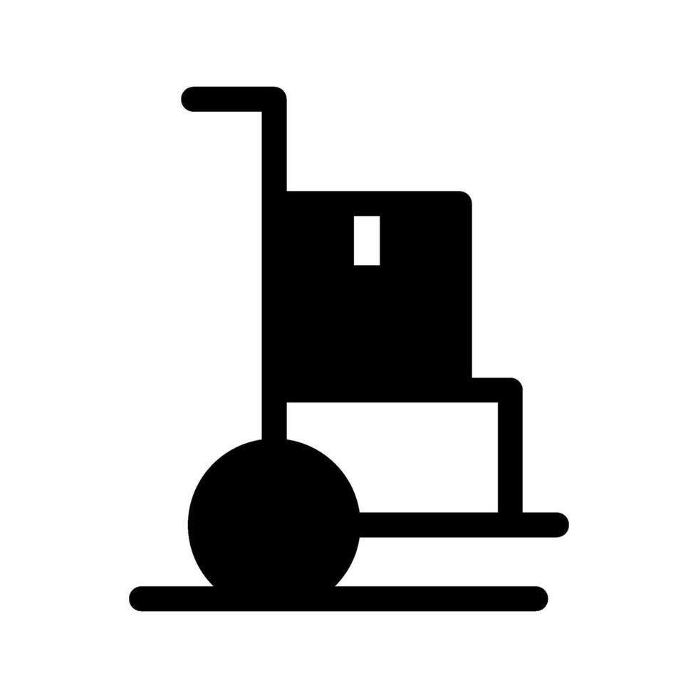 Trolley Icon Symbol Design Illustration vector