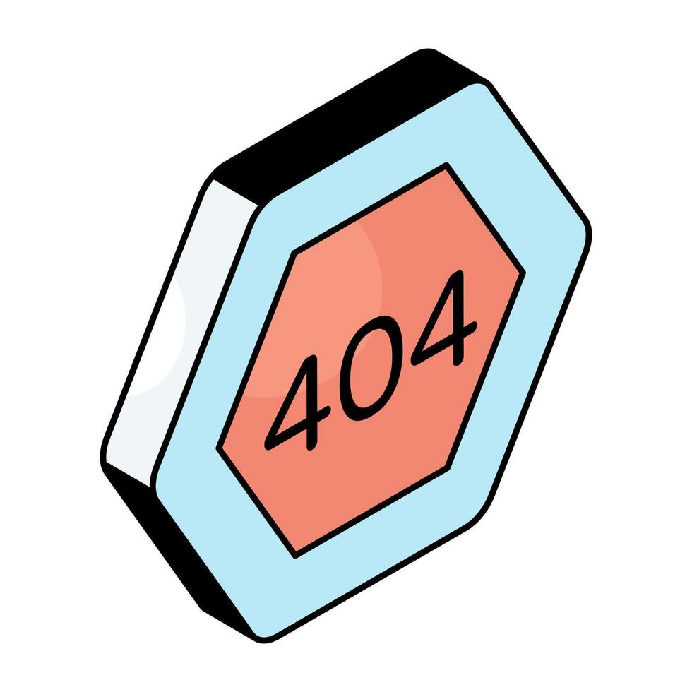 A creative design vectors of error 404