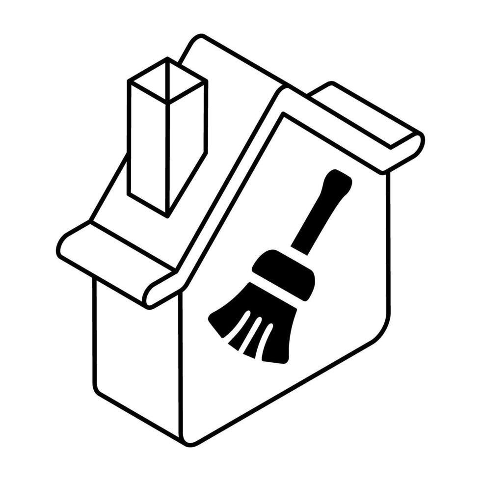 Perfect design icon of home cleaning vector