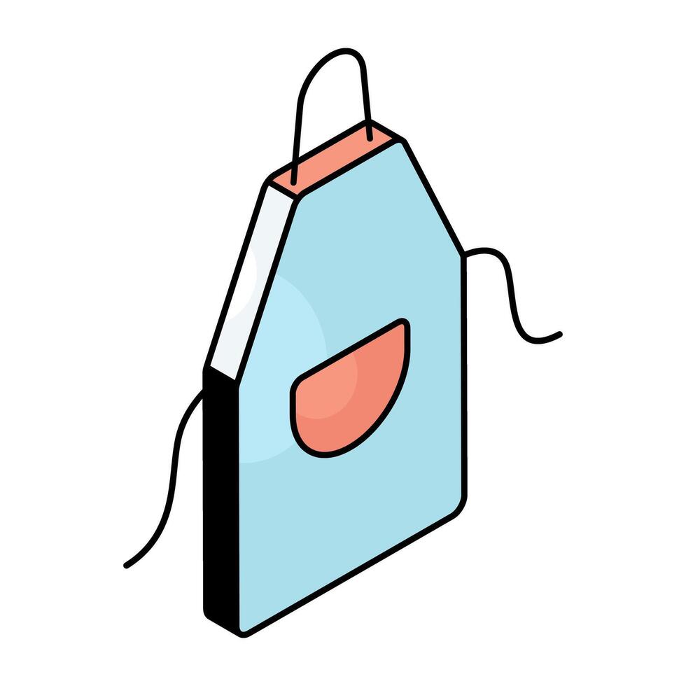 A beautiful design icon of apron vector