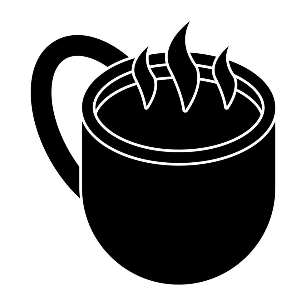 A trendy design icon of cup vector