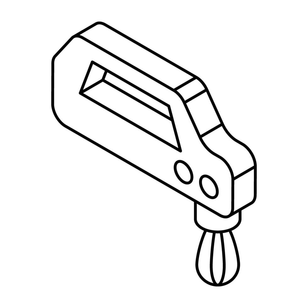 Premium design icon of whisk vector