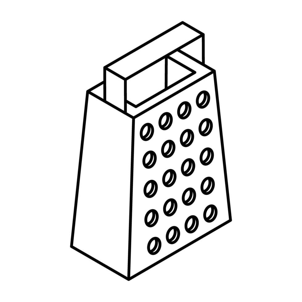 Perfect design icon of grater vector