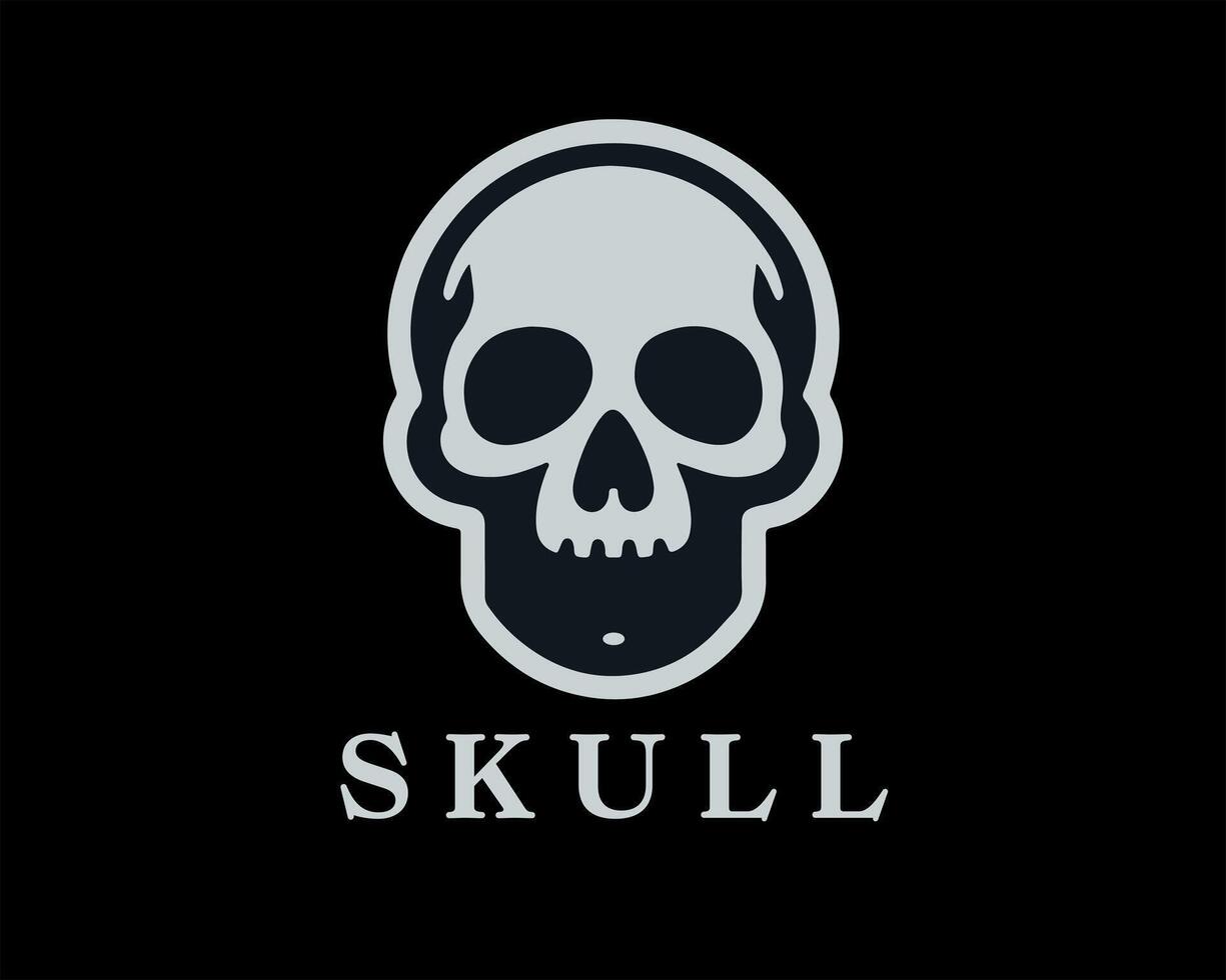 skull logo design for a skull logo design vector