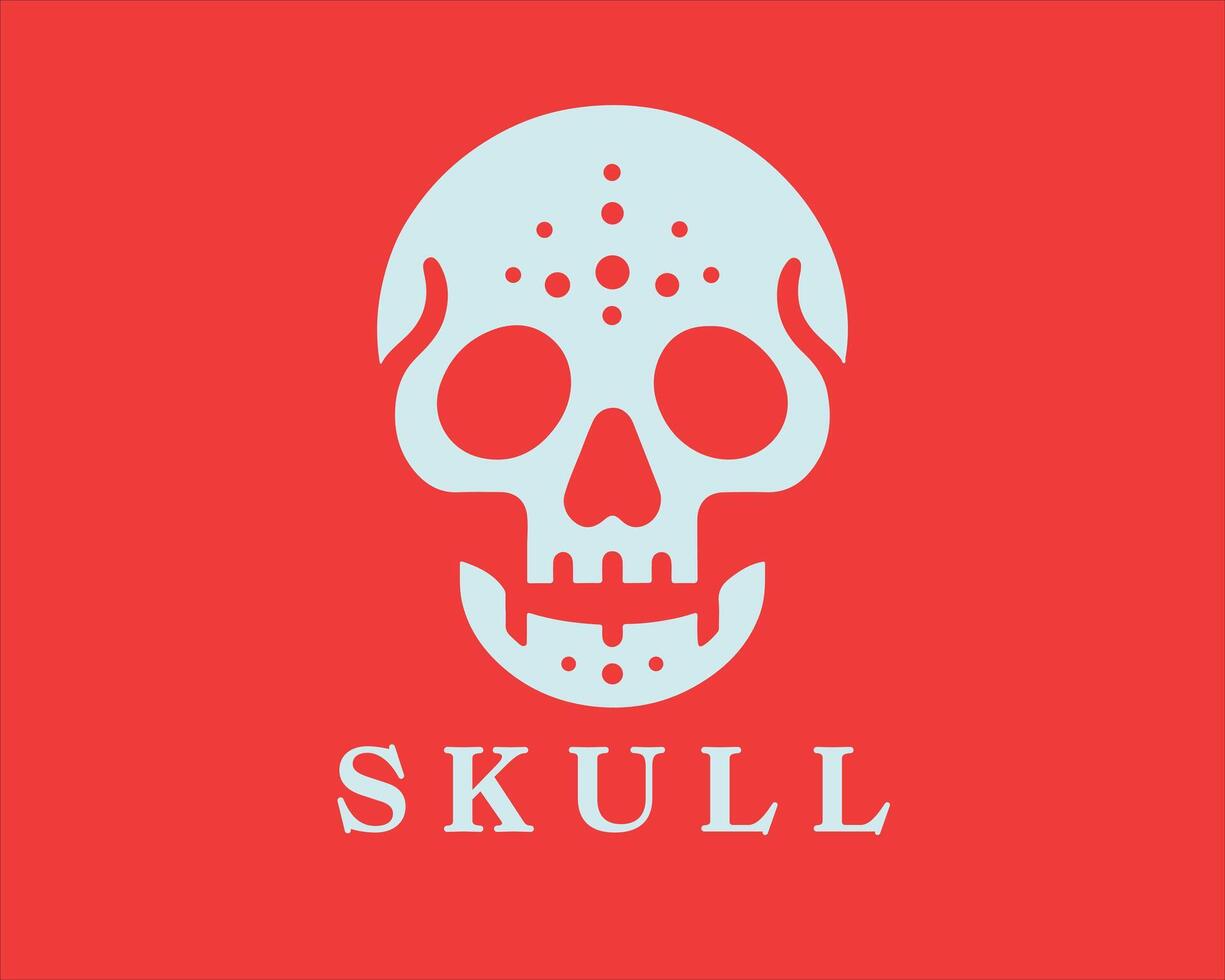 Skull Logo Design Template vector