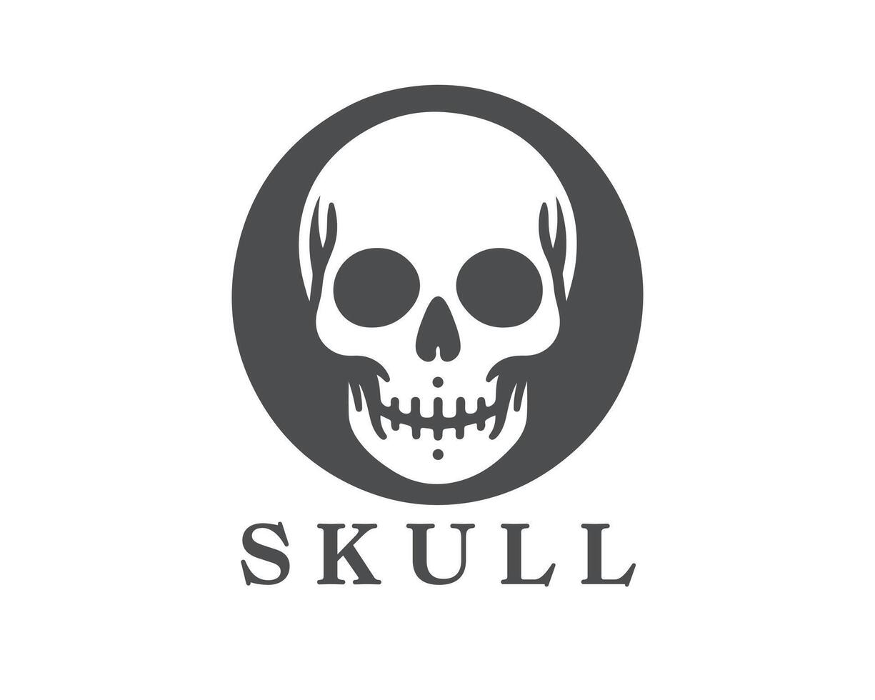 Skull Logo Design Template vector
