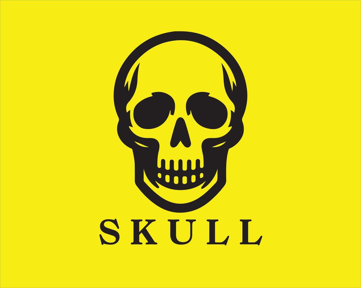 Skull Logo Design Template vector