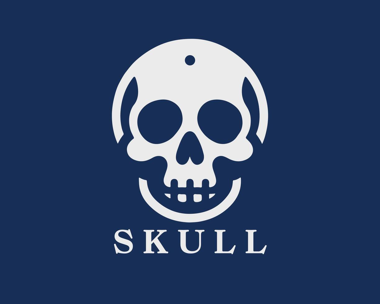 Skull Logo Design Template vector