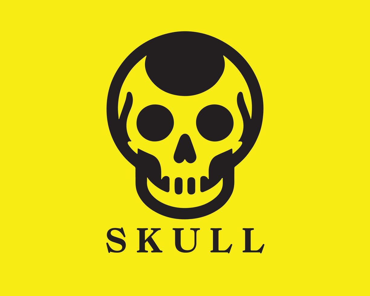 Skull Logo Design Template vector