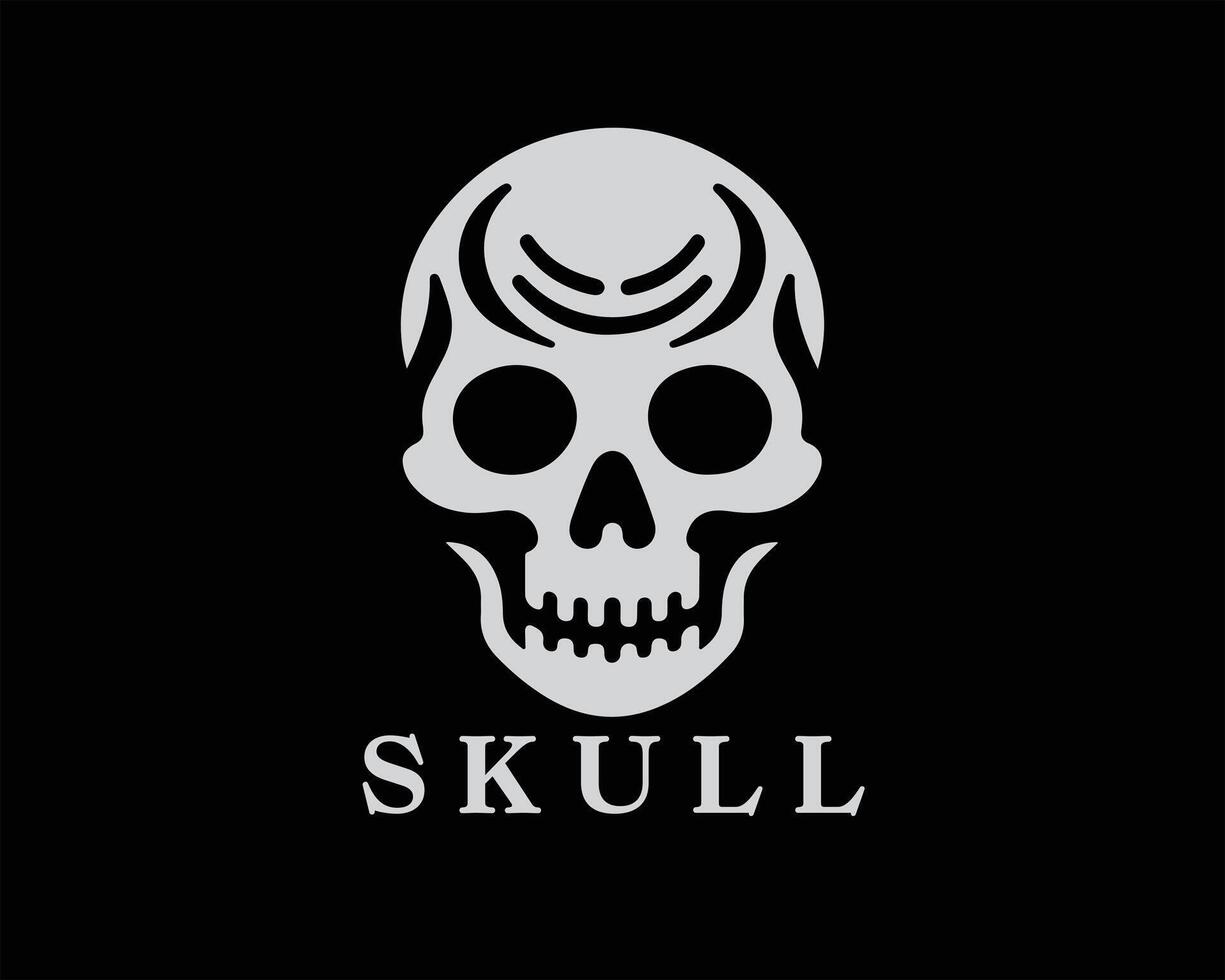 Skull Logo Design Template vector