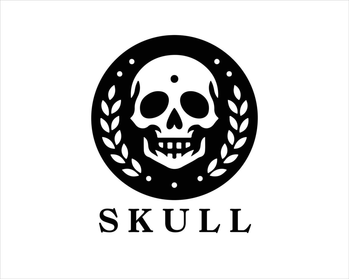 Skull Logo Design Template vector
