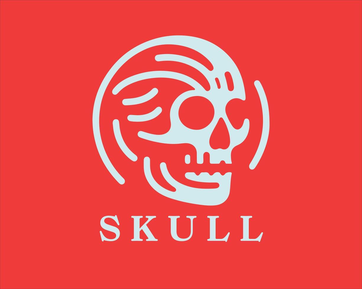 Skull Logo Design Template vector