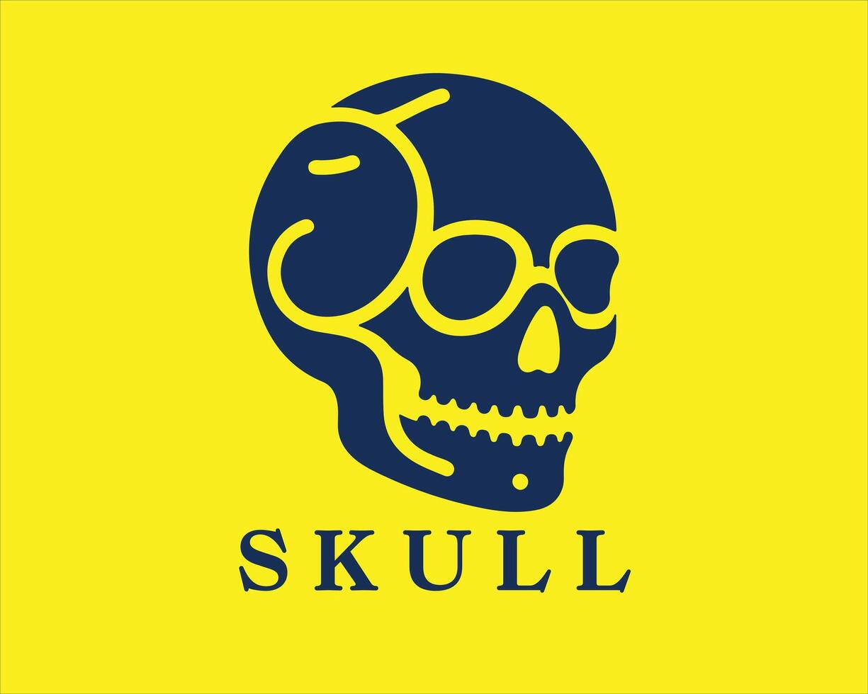 Skull Logo Design Template vector