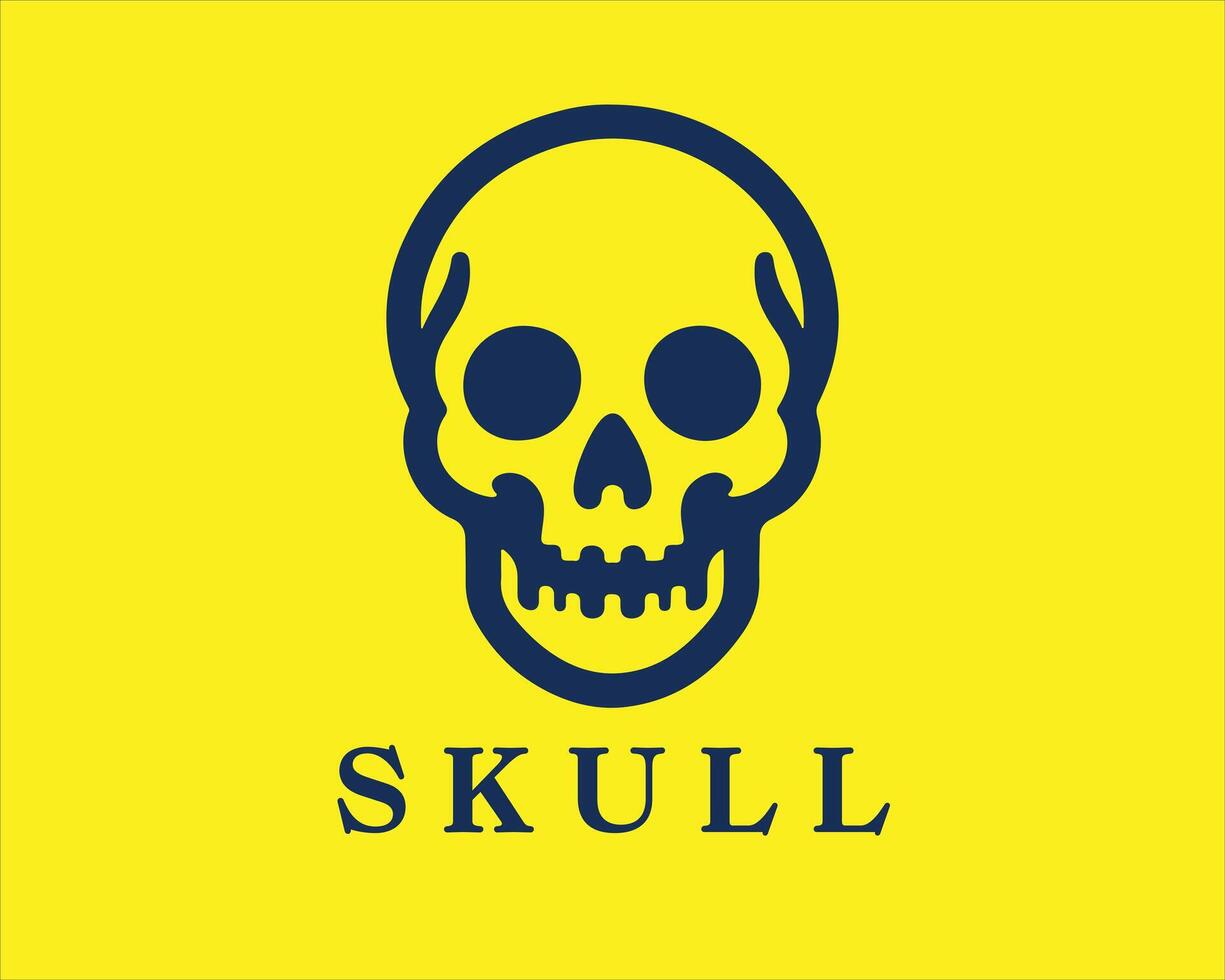 Skull Logo Design Template vector