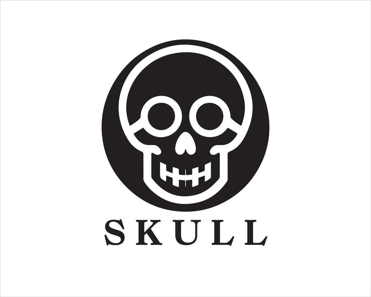 Skull Logo Design Template vector