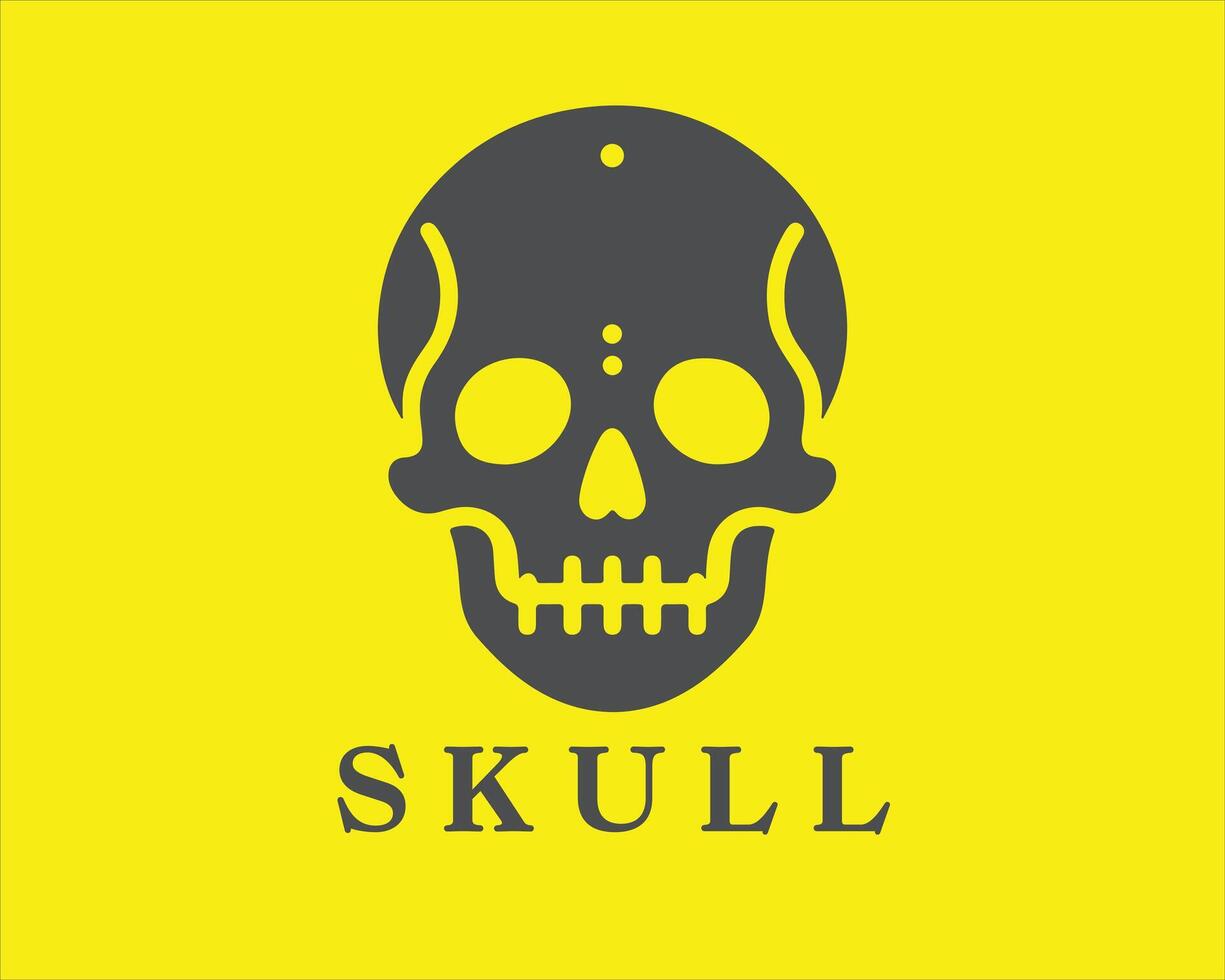 Skull Logo Design Template vector