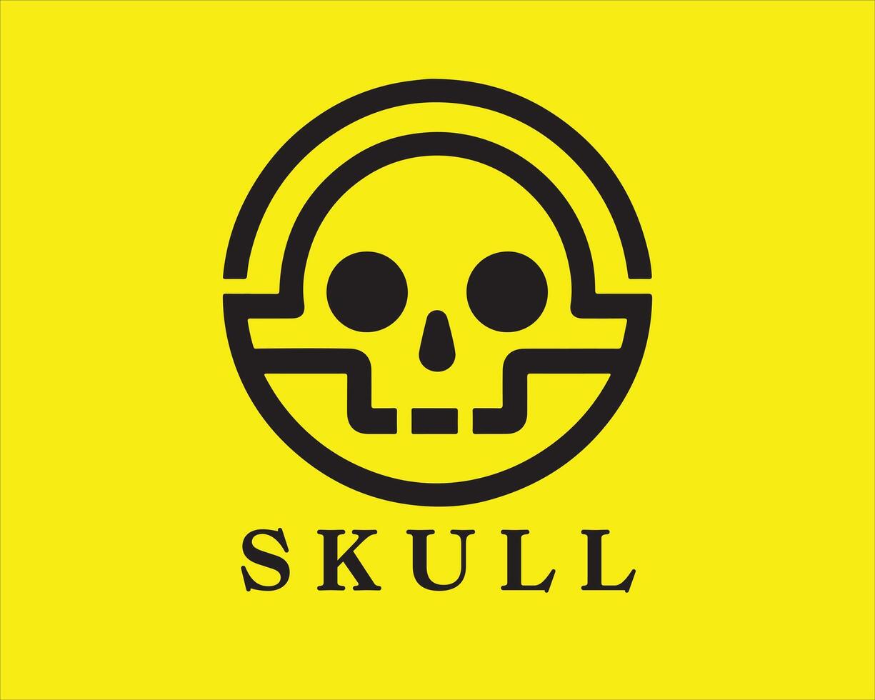 Skull Logo Design Template vector