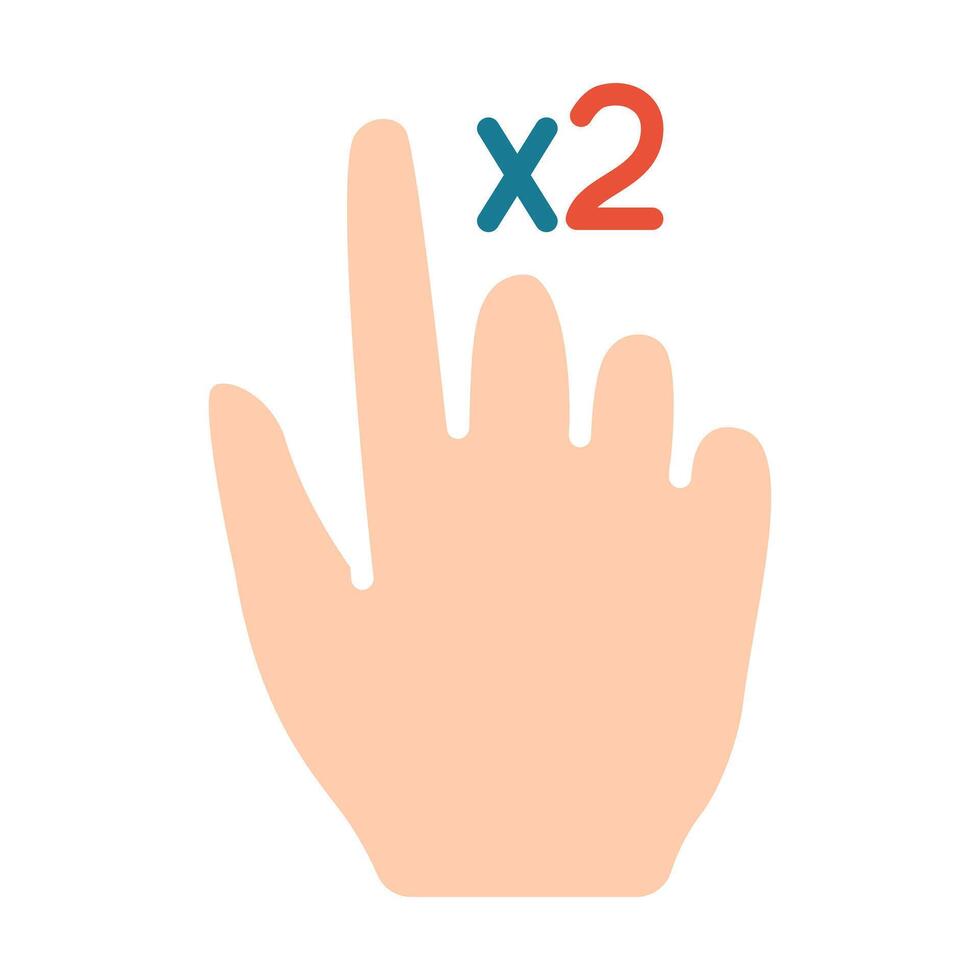 Touch pad icon. Index finger, doubleclick, decrease, increase, turn, rotation, approximation, press, Scrolling, click, arrow, sensor, turn. Zoom in, move, response time, x2 vector