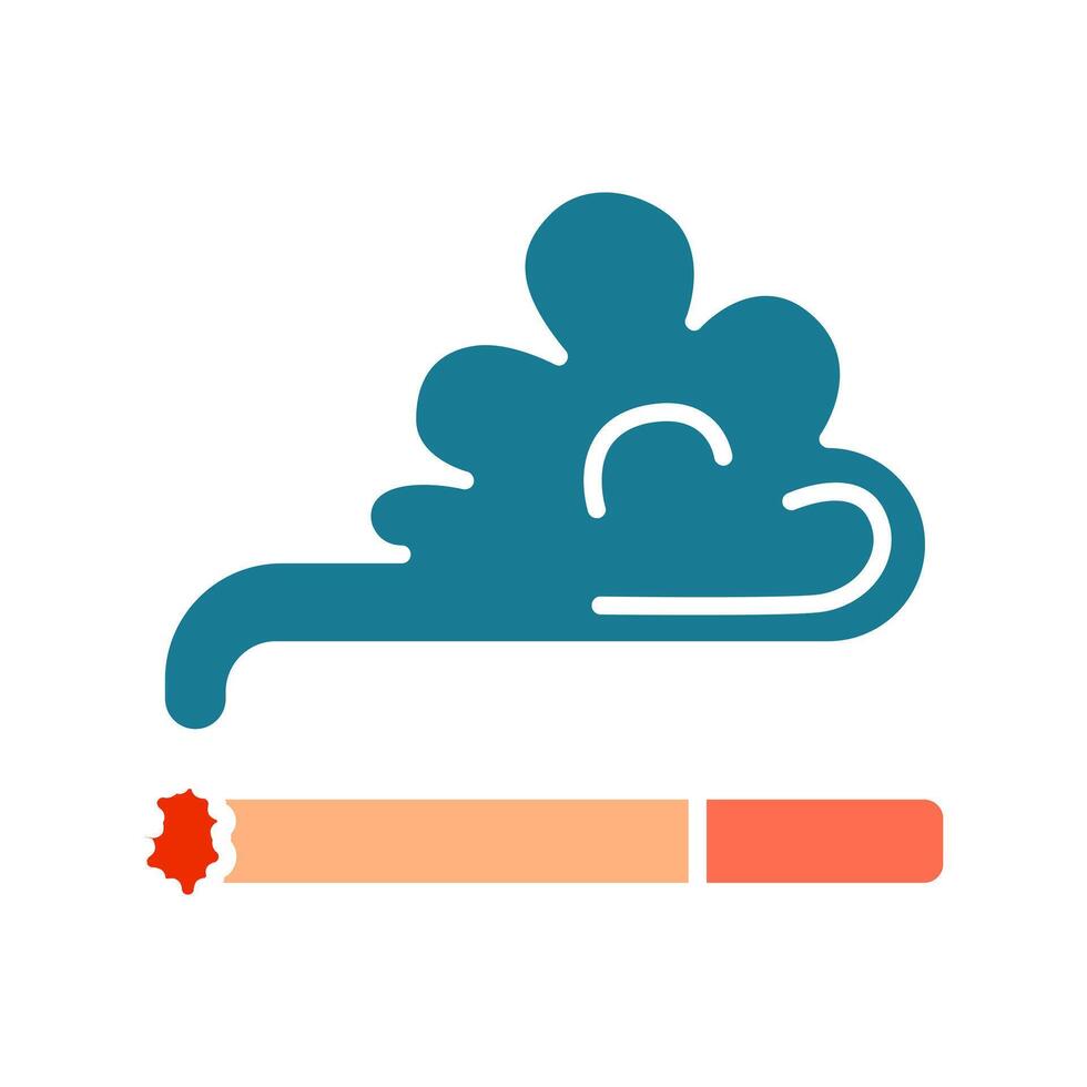 Smoking cigarette line icon. Tobacco, health hazard, smoking addiction, nicotine, smoke, lung disease, cigarette, pollution, unhealthy habit, smoking, cigarette, line, icon, tobacco vector