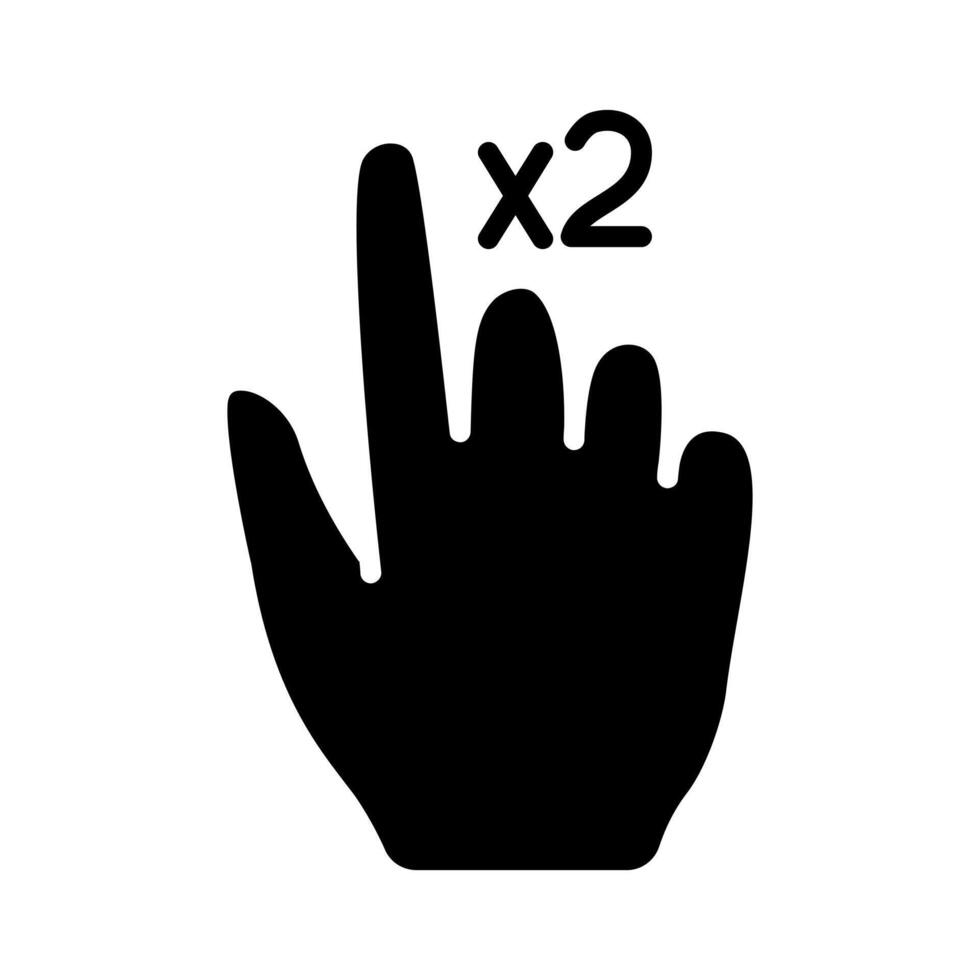Gesture set icon. Swipe, tap, doubleclick, rotate, pinch, zoom, scroll, gesture, touchscreen, interaction, user interface, hand movement, multitouch, gesture, swipe, pinch, control vector