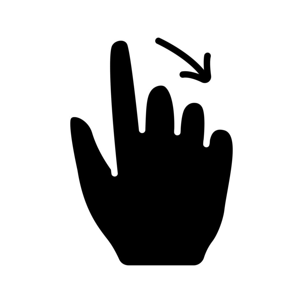 Gesture set icon. Swipe, tap, doubleclick, rotate, pinch, zoom, scroll, gesture, touchscreen, interaction, user interface, hand movement, multitouch, gesture, swipe, pinch, control vector