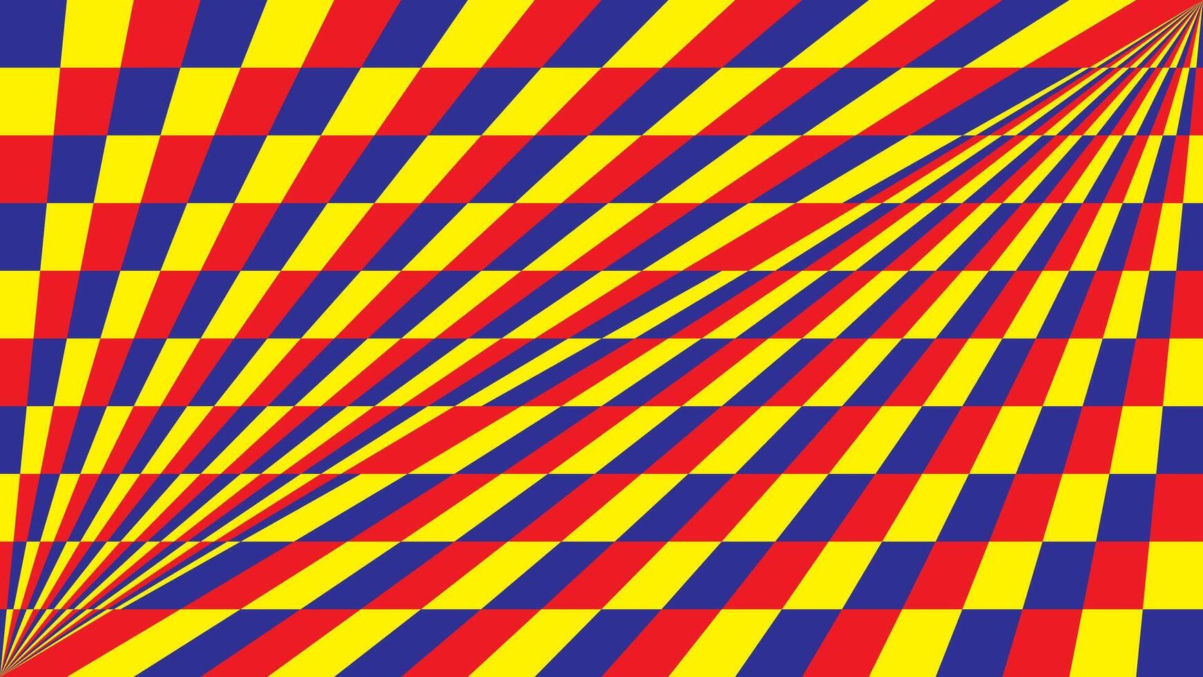 Primary colors background, blue, red, and yellow with rectangle shape. illustration. vector